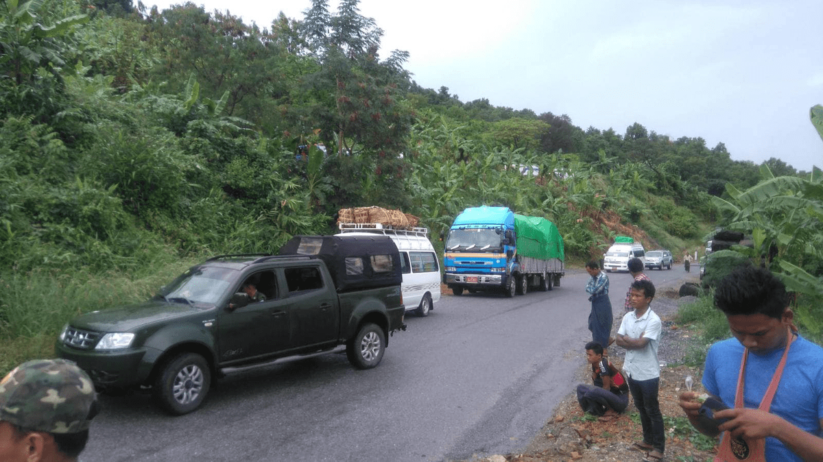 အမ်း-ပဒါန်း ကားလမ်းကို အကန့်အသတ်မရှိ ပိတ်ကြောင်း AA အရေးပေါ်ထုတ်ပြန်