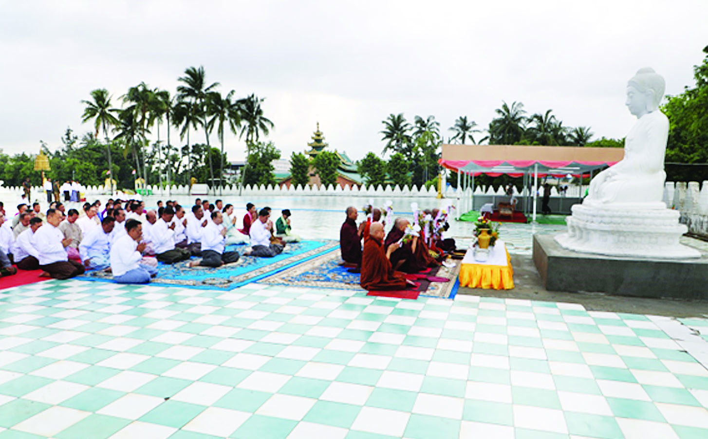 စစ်ရှုံးနေတဲ့ စစ်ကောင်စီဟာ ရခိုင်ပြည် စစ်တွေမြို့မှာ ရန်ကာဘုရား နှစ်ဆူတည်