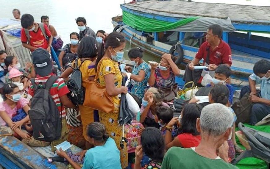 ကျောက်ဖြူနှင့် စစ်တွေက စစ်ရှောင်ပြည်သူ နှစ်သောင်းကျော် အကူအညီလိုအပ်နေ