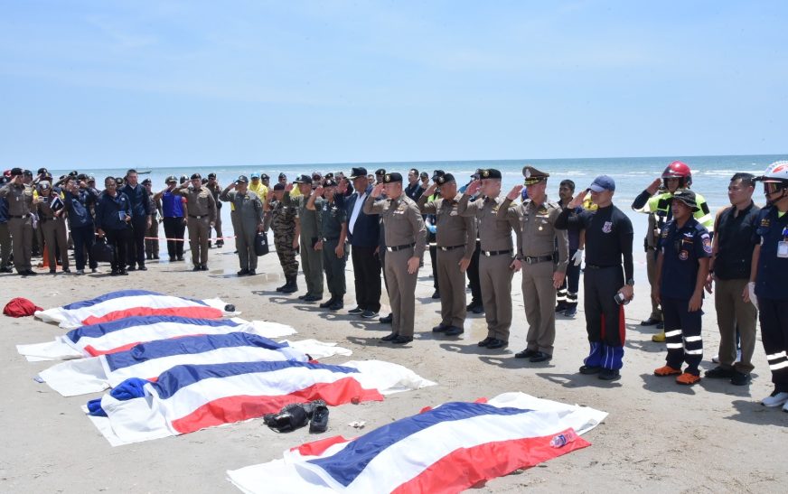 ထိုင်းရဲတပ်ဖွဲ့ လေယာဉ် စမ်းသပ်ပျံသန်းစဉ် ပျက်ကျ၍ ၆ ဦး သေဆုံး